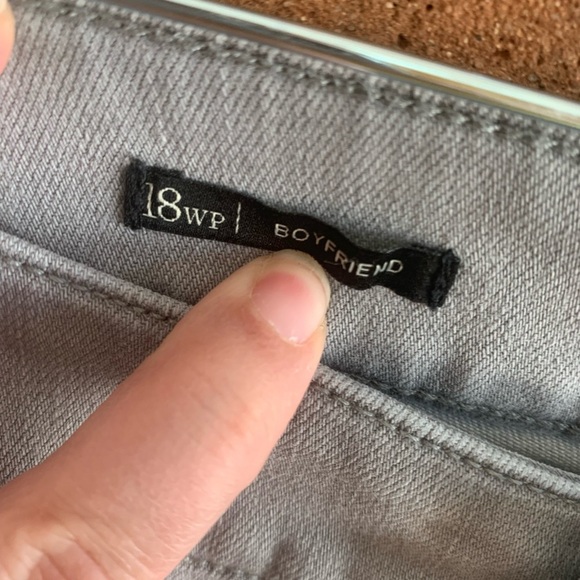 Talbots Light Gray Boyfriend Jeans - Picture 4 of 5